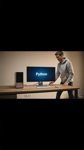 From Monitor Setup to Python Ready 💻🐍 #Shorts