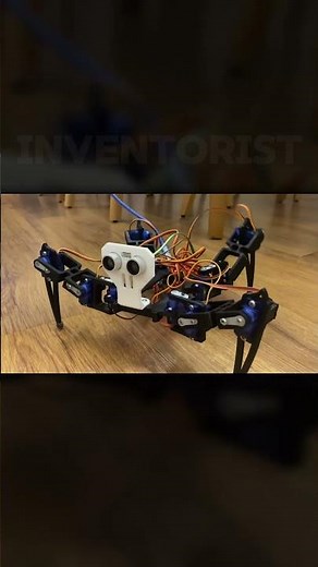 🕷️ Arduino Robot Spider Walks Autonomously! | DIY Robotics Project #shorts