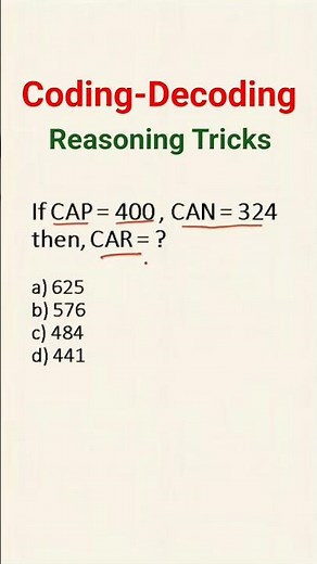 🔥 Coding Decoding Reasoning Tricks 🔥 | Coding and Decoding Reasoning | #shorts
