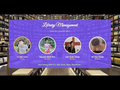Library Management System | E-Project Semester 2 | Java & SQL Server Demo