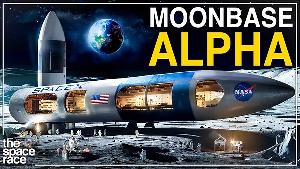 How SpaceX Will Revolutionize Lunar Living - The First Moon Base