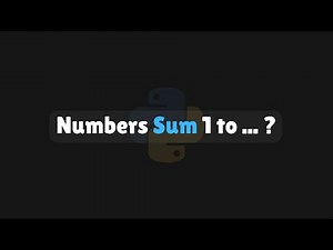 Sum of Numbers from 1 to N Using Loop | Python Beginner Exercise