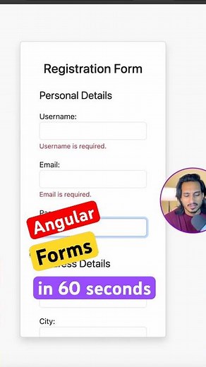 Angular in 60 Seconds #6 - Angular Forms | Reactive forms vs Template-Driven forms! 💥