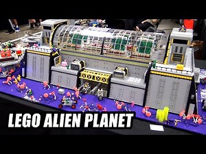 LEGO Alien Planet Base Station & Greenhouse Facility