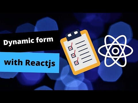 ReactJS | How to generate dynamic form from JSON with react?