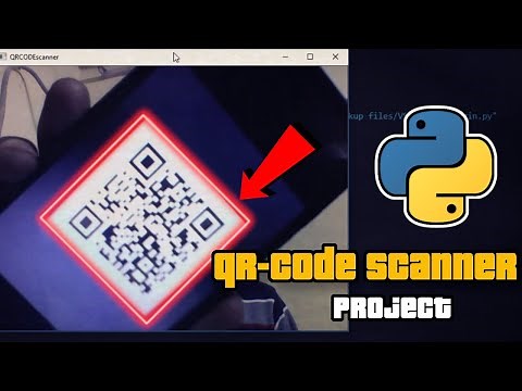 Python project : Real-time QRCODE scanner using webcam