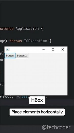 Layout panes in JavaFX #short #shorts #code #tech #java