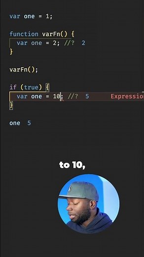 The difference between VAR and LET in JavaScript
