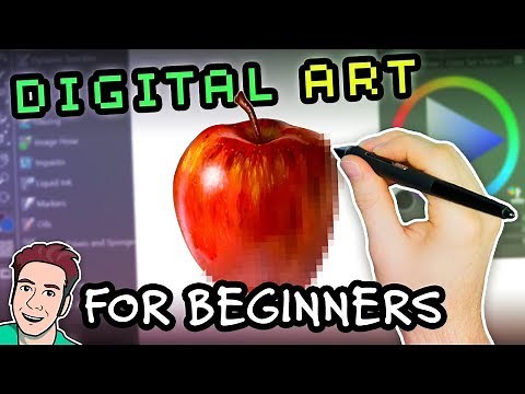 How to Make DIGITAL ART on a Computer (For Beginners)