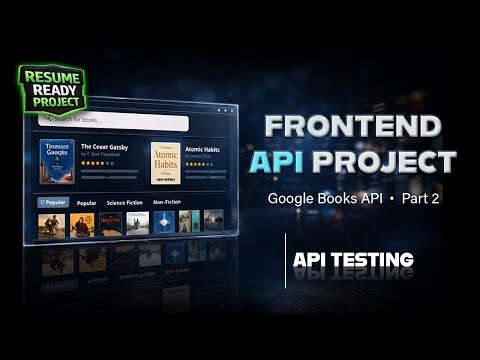 API Testing Explained Practically | Google Books API (Hoppscotch) | Frontend Project | Part 2