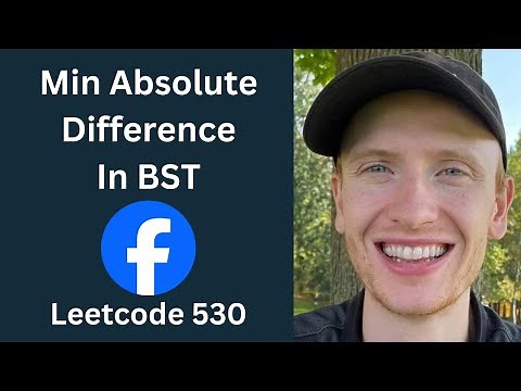 Minimum Absolute Difference in BST - Leetcode 530 - Trees (Python)