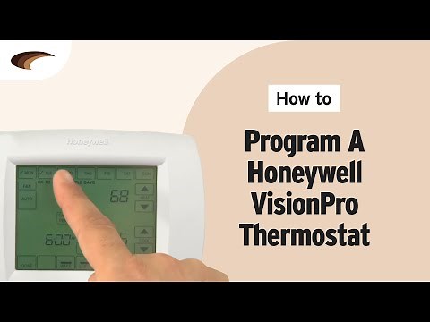 How To Program a Honeywell VisionPro Thermostat