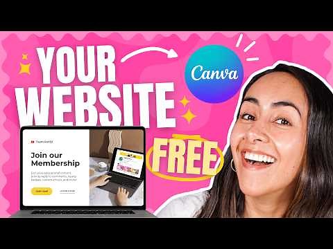 Build Your Website for Free in Canva! | Beginners Tutorial [2024]