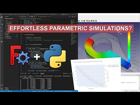 Easy parametric FEA with FreeCAD and Python