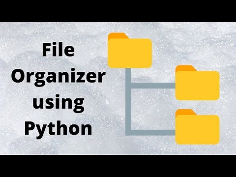 how to create file organizer using python