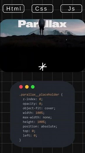 🚀 Create a Stunning Parallax Animation with HTML, CSS & JavaScript!