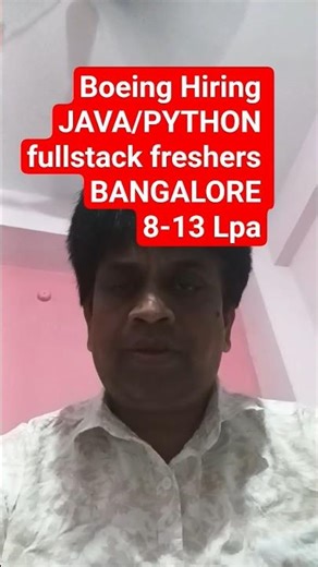 Boeing Python/Java Software Engineer Job 2026 | Freshers & 1+ Year | Bengaluru