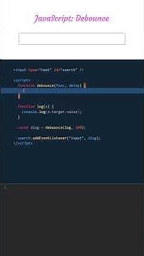 JavaScript Debounce - How to Delay a Function