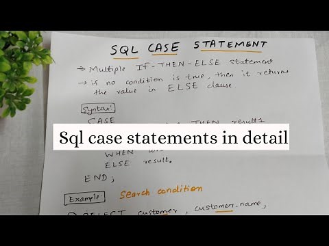 CASE STATEMENT IN SQL WITH 3 EXAMPLES | SQL TUTORIAL FOR BEGINNERS