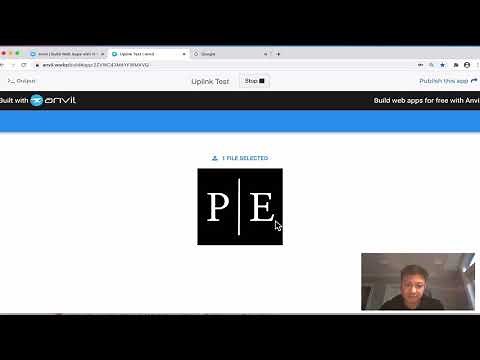 Anvil Uplink tutorial: Process images using your own Python web server code - 2/2