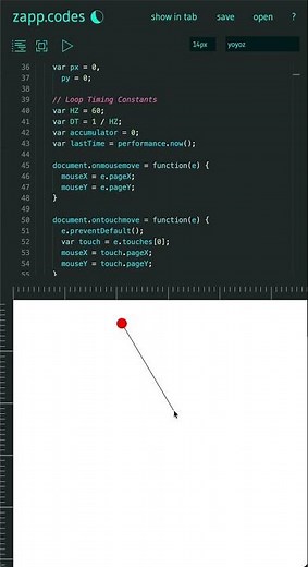 Fixed Timestep with State Interpolation - JavaScript Raphaël