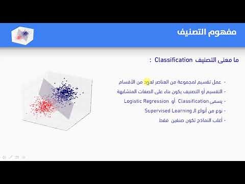 D-01 - مفهوم التصنيف Classification Concept