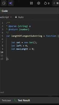 Longest Substring Without Repeating Characters 🔥 | Sliding Window Explained in Tamil| JavaScript