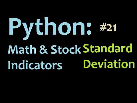 Python Standard Deviation part 2: Programming in Python, and Graphing in Matplotlib