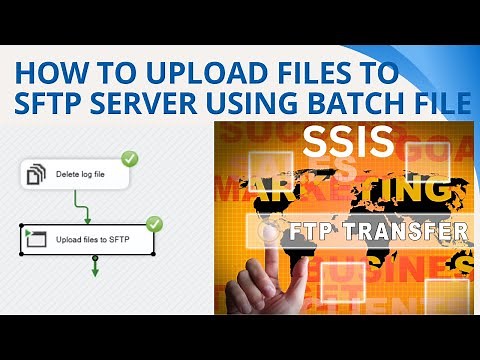 153 How to upload files to sftp server using batch file in SSIS | WinScp