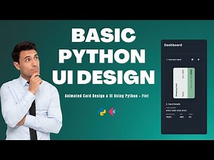 Python Tutorial For Beginners: UI Design Layout