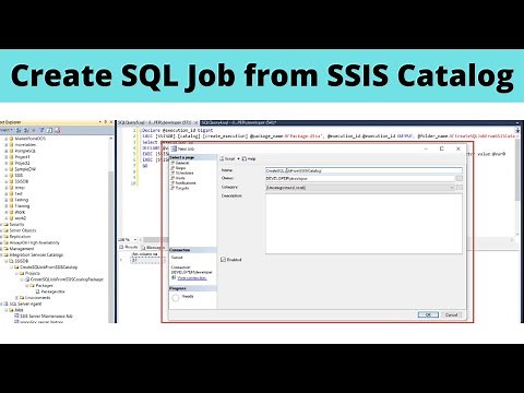 64 Create SQL Job from SSIS Catalog Package