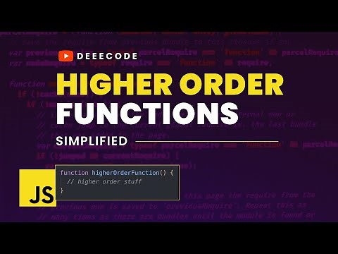 JavaScript HIGHER ORDER FUNCTIONS Simplified
