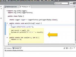 6 minute SLF4J tutorial for the beginner (2013-06)