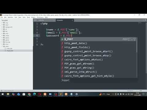 Signup Form ka Data Database me Kaise Save Kare | PHP MySQL Tutorial Hindi #coach4ucomputerinstitute
