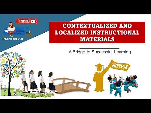 CONTEXTUALIZED AND LOCALIZED INSTRUCTIONAL MATERIALS