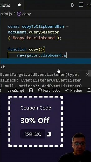 Copy to Clipboard - JavaScript