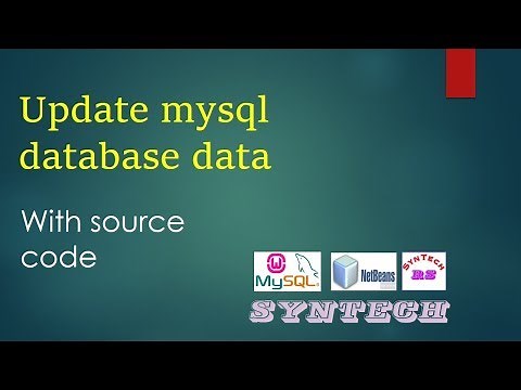 How to update/Edit data in MySql Database in Netbeans java