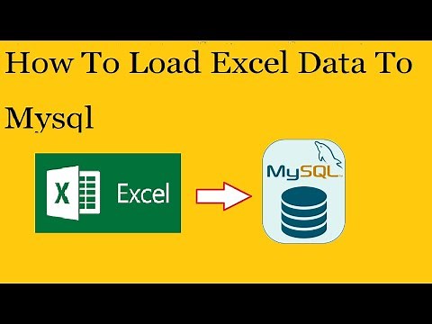 How to load excel data to mysql database using python - How to import an excel file in to a MySQL