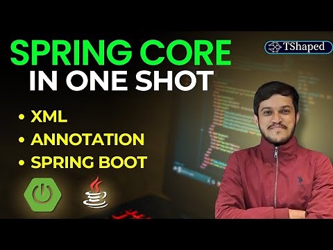 Spring Boot Tutorial in 2025 | Spring Core in One Shot | Hyder Abbas | Spring 6 & Spring Boot 3