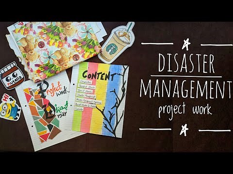Disaster Management Project | Social Science | Class 10th