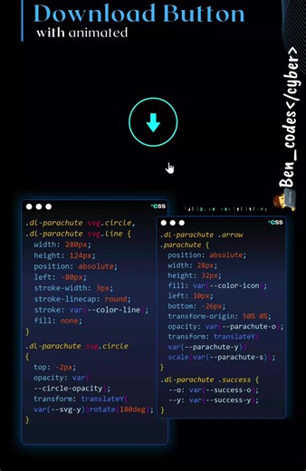 Another donwload button animation#webdesign #javascript #pythonprogramming #java