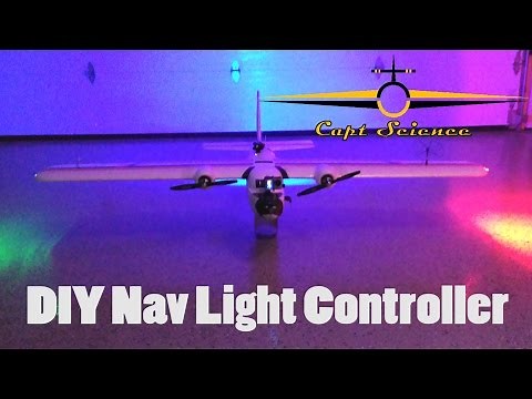 DIY Arduino Navigation Strobe Lights Controller for RC Plane