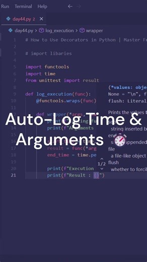 Wrap Your Functions Like a Pro! 🎁 Python Decorators #shorts #python #coding #programming