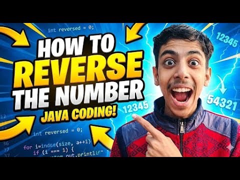 Reverse Number program using while loop in Java