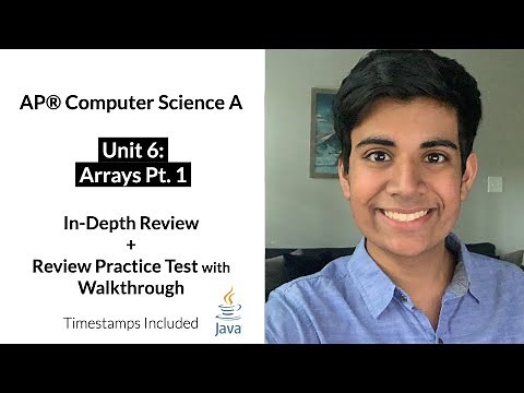 APCS Unit 6 (Part 1): Arrays In-Depth Review and Practice Test | AP Computer Science A