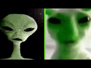 Alien Speaking Meme VS Green Alien Cat