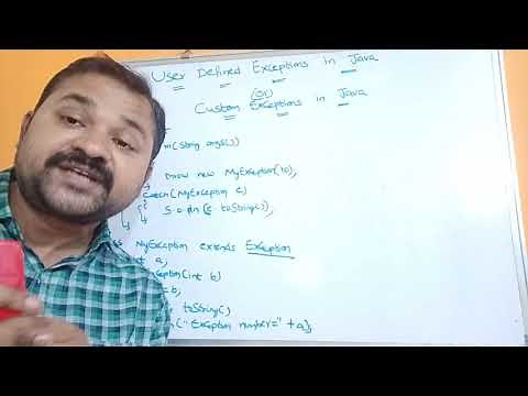 User Defined Exceptions or Custom Exceptions In Java Programming