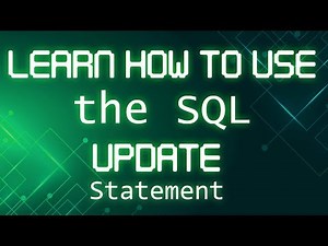 SQL Tutorial | Learn How to use the SQL Update Statement with Real Data
