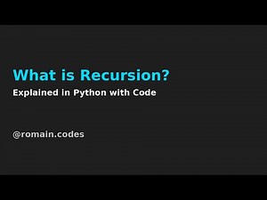 What is Recursion in Python? Explained with Code and Stack Breakdown
