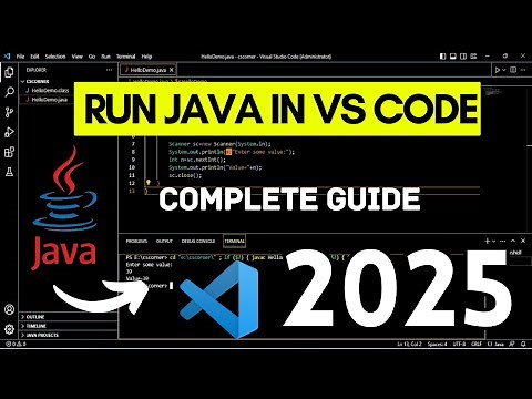 How to Install & Run Java in Visual Studio Code [2025] Complete Guide | Java Extensions in VS Code